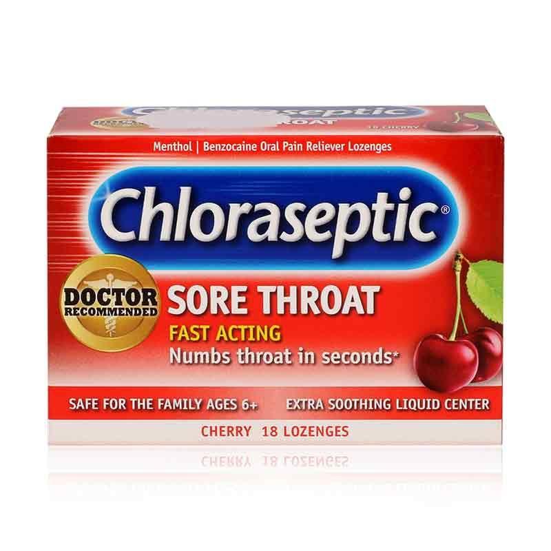 Chloraseptic Lozenges Cherry 18'S