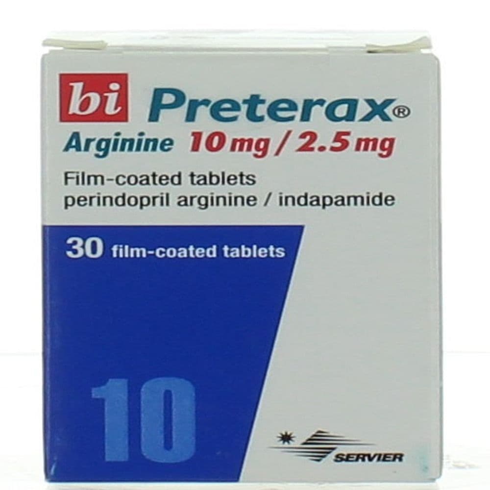 Bi Preterax Arginine 10 / 2.5 Mg 30 Tab