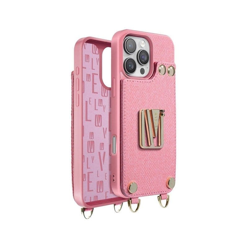 Levelo Serena Leather Case-Iphone 16 Pro Max-Pink
