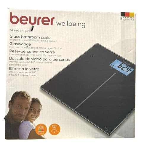 Beurer Wellbeing GS 280 Glass Bathroom Scale 