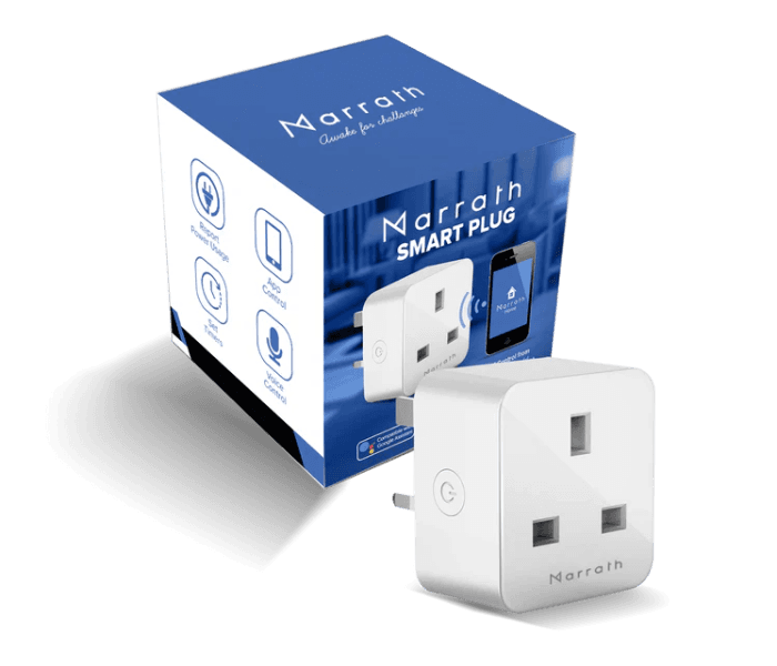 Marrath Smart Wi-Fi Plug To Control Devices And Daily Report Energy Usage - Slr