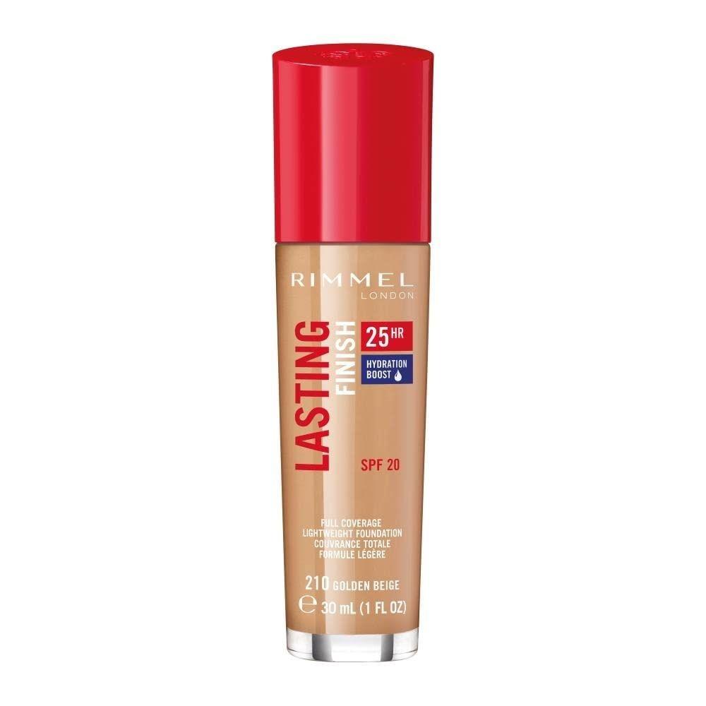 Rimmel London Lasting Finish 25 Hour Foundation 210 Golden Beige 30 Ml