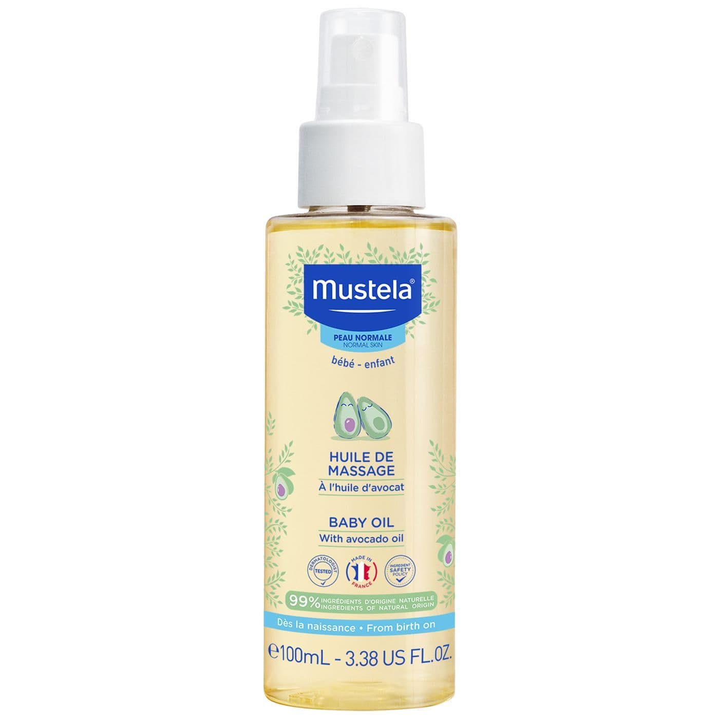 Mustela Massage Oil  100 ML