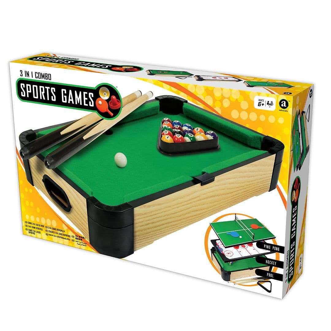 Merchant Ambassador 50Cm Triple Play Tabletop Pool