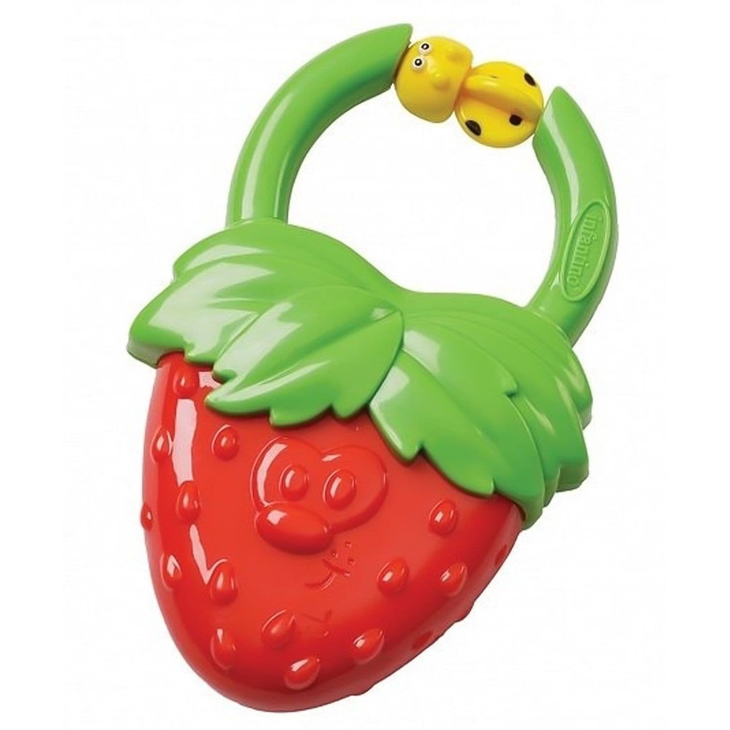 Infantino Vibrating Strawberry Teether (Colors May Vary)