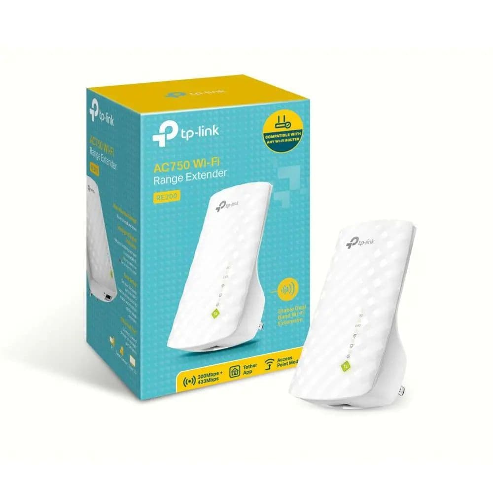 Tp-Link Wi-Fi Router Range Extender Re200 Ac750 Work With Any Wi-Fi Router.
