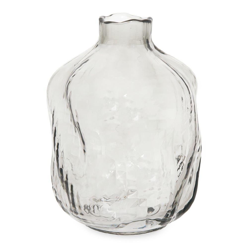 Kelp Glass Vase, Grey