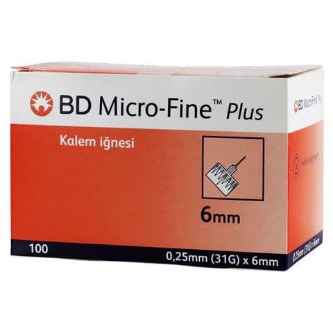 Bd Micro Fine Plus Pen Needles 31 G X 6 Mm