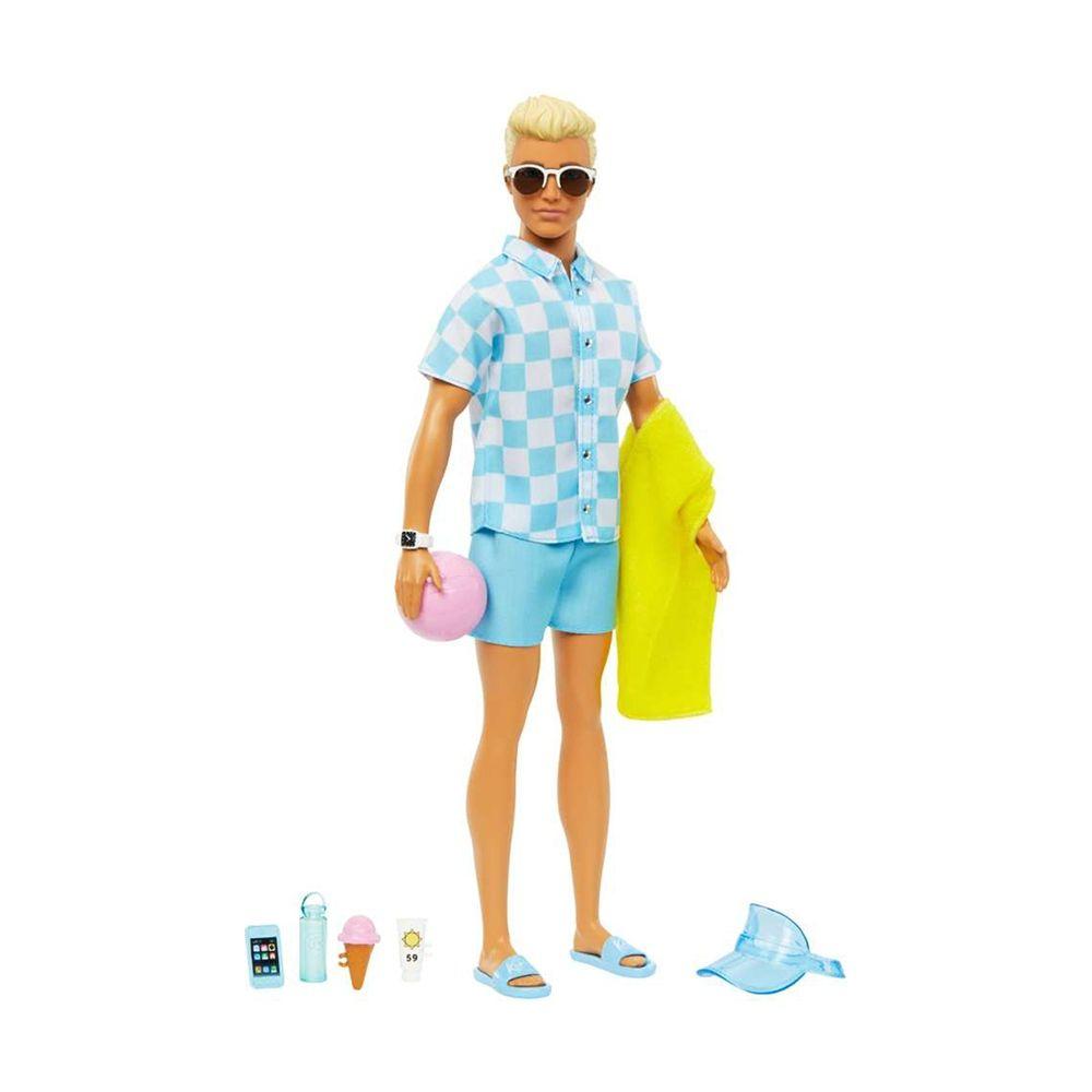 Barbie Blonde Ken Fashion Doll With Accessories