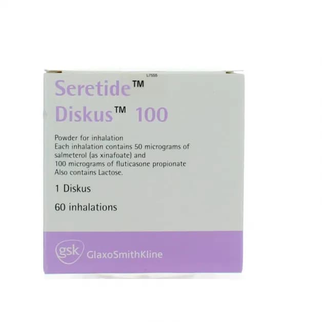 Seretide Diskus Inhalation Powder 100 Mcg 60 DO