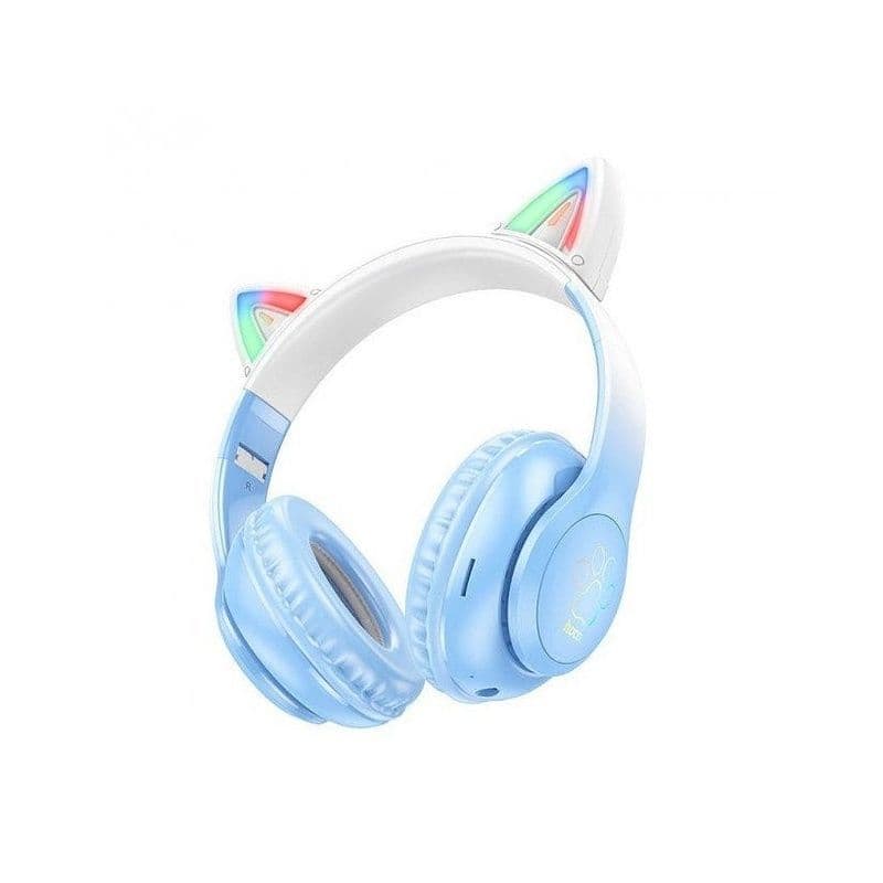 Hoco W42 Cat Ears Bt Headphones Crystal Blue