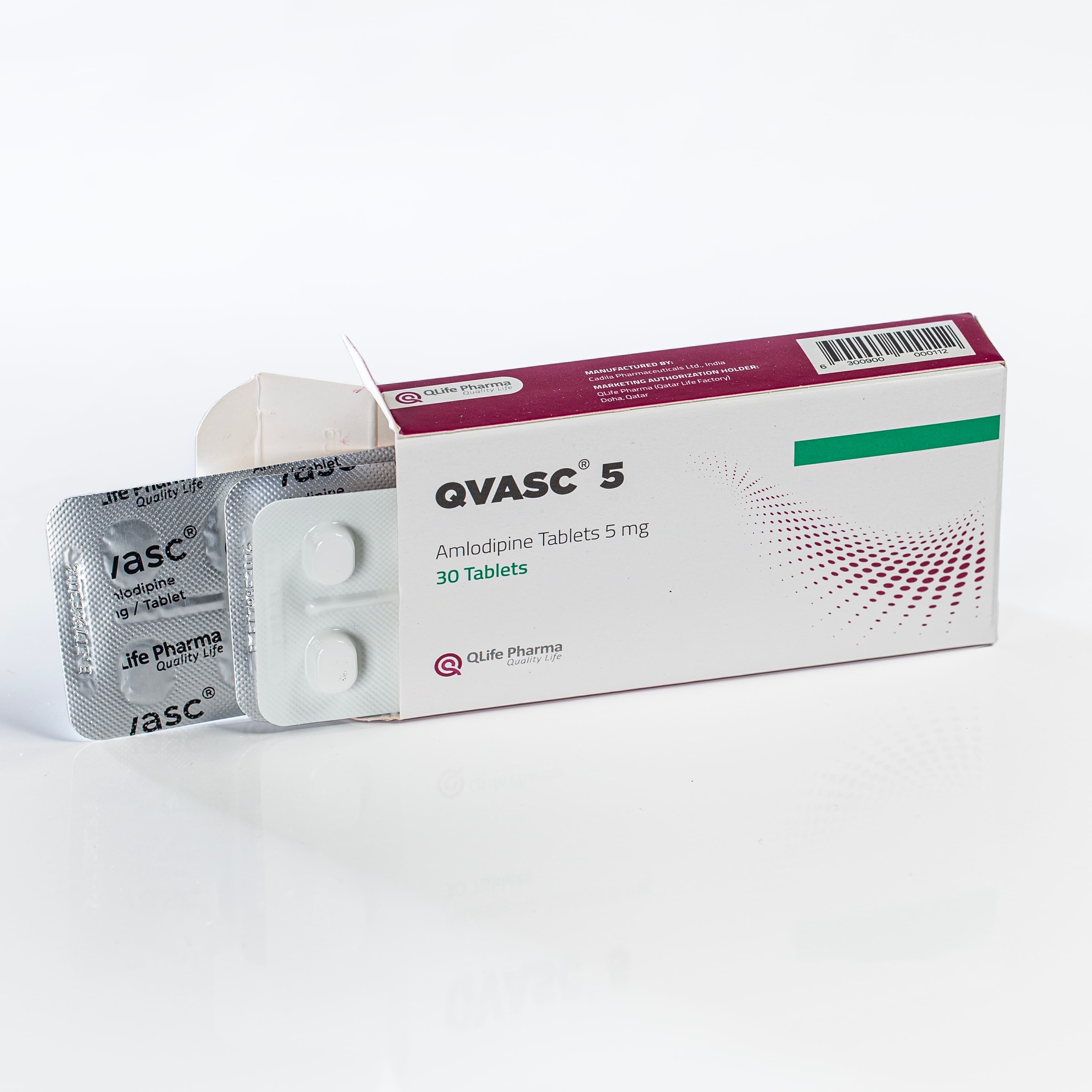 Qvasc 5Mg 30 Tablets No.12910