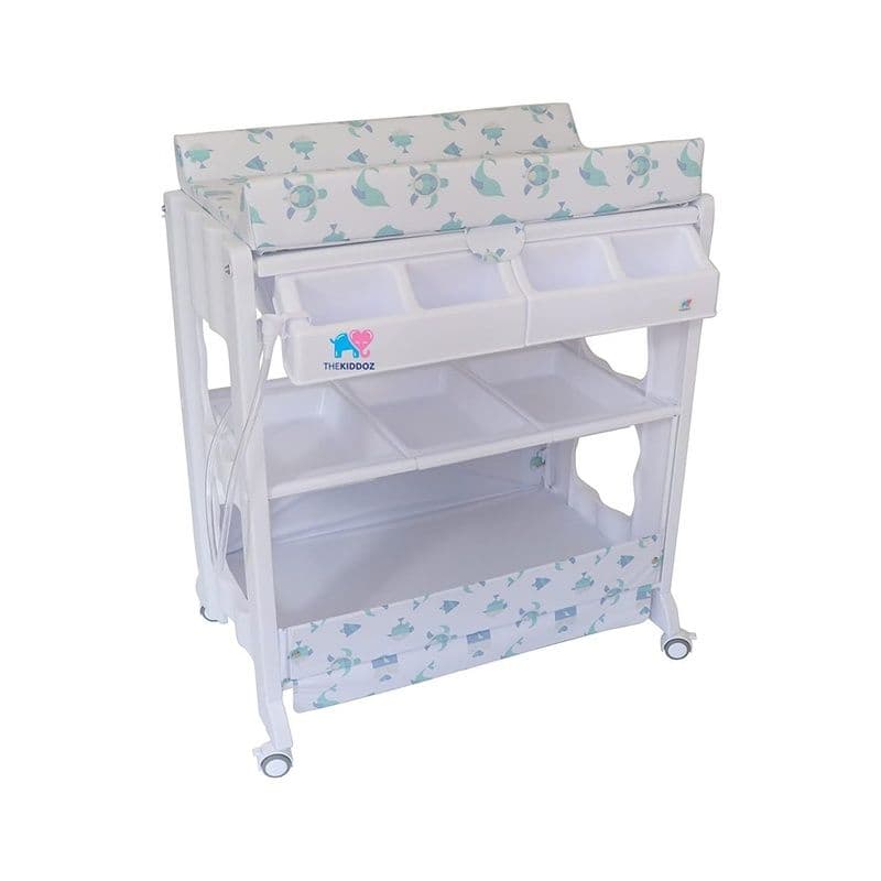 The Kiddoz Changing Table With Bathtub Animal