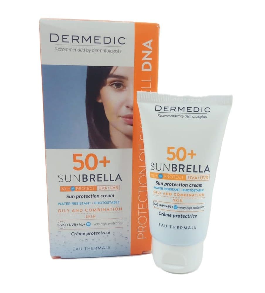 Dermedic Spf 50+ Sun Protection Cream Oily & Combination Skin 50Ml No.12891