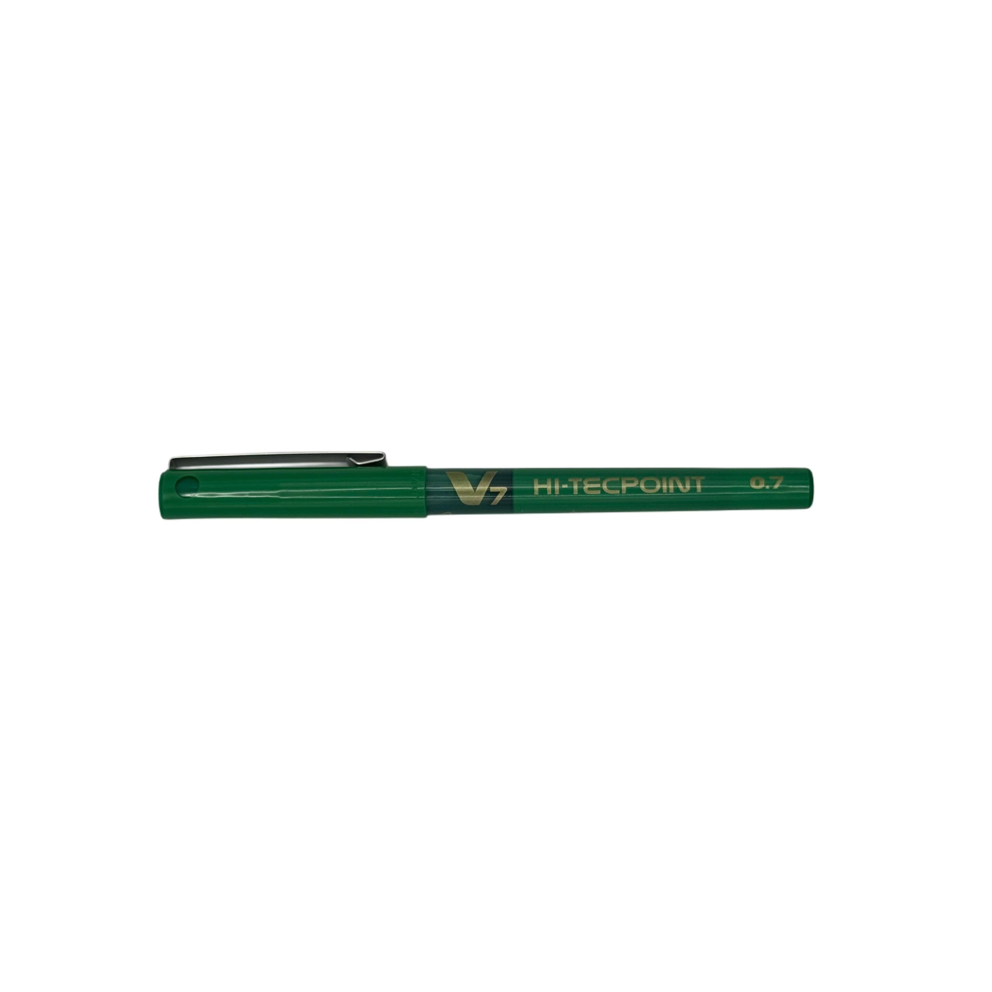 Pilot Hi-Tecpoint V7 Pen (Green, 0.7Mm)
