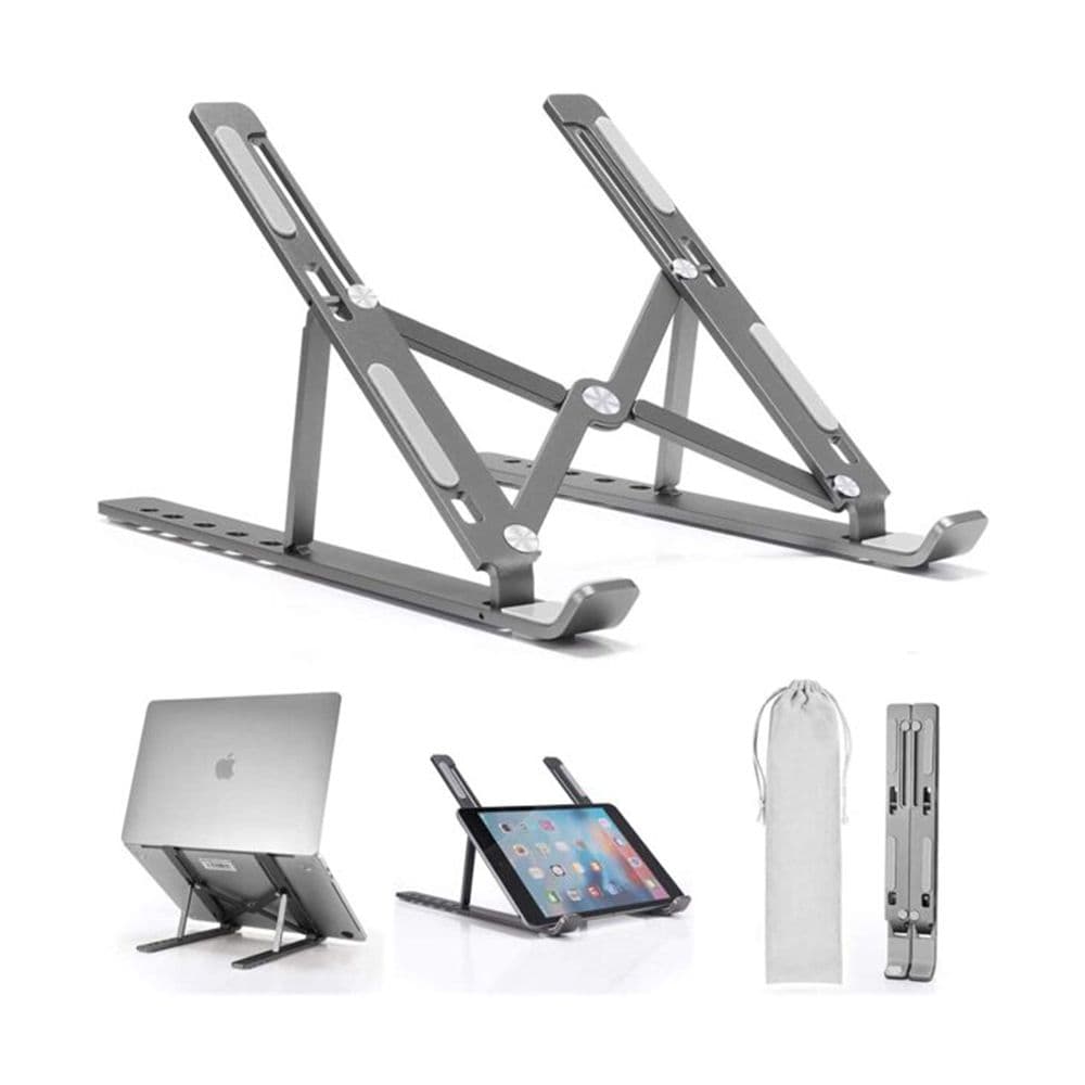 Laptop Stand Creative Folding Storage Bracket For 10-17 Inch Tablets Notebook Laptop Premium Quality Aluminum Alloy Ismart