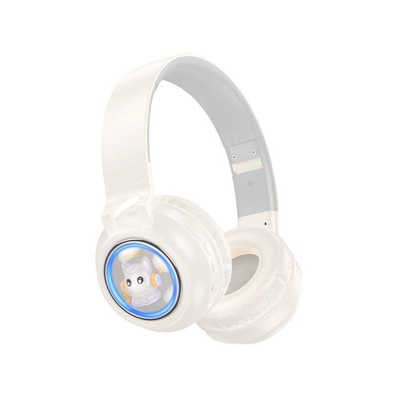 Hoco W50 Cute Fun Bt Headphones Milky White