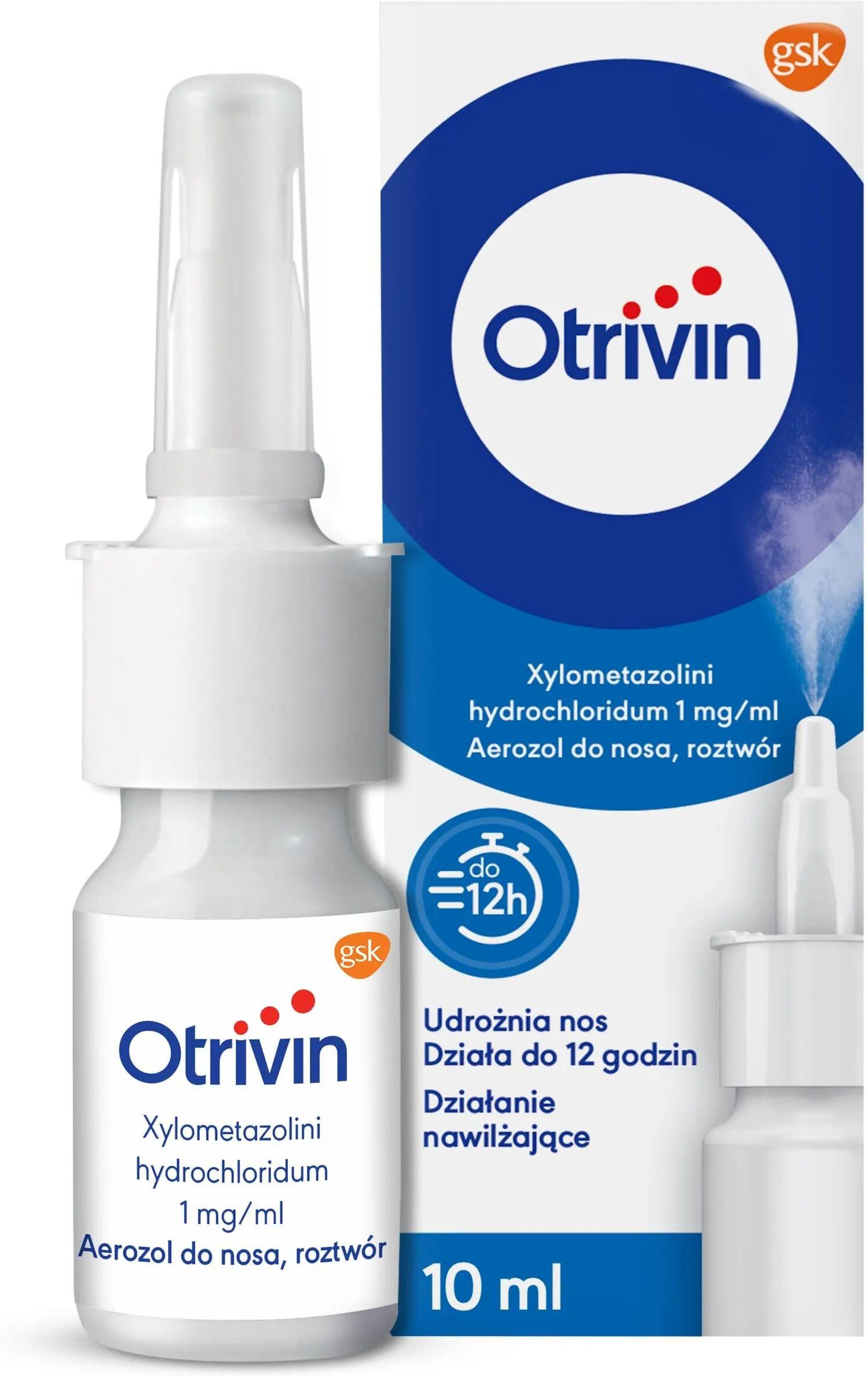 Otrivin 0.1% Nasal Spray 10 Ml -00Gb