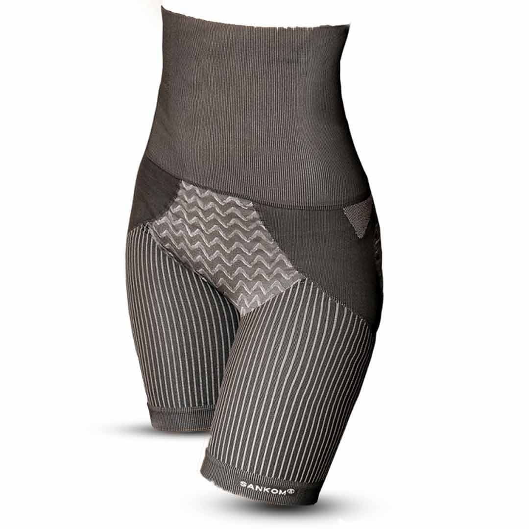 Sankom Body Shaper Shorts Bamboo Fibers Posture Grey Small/Medium Support  1 PC