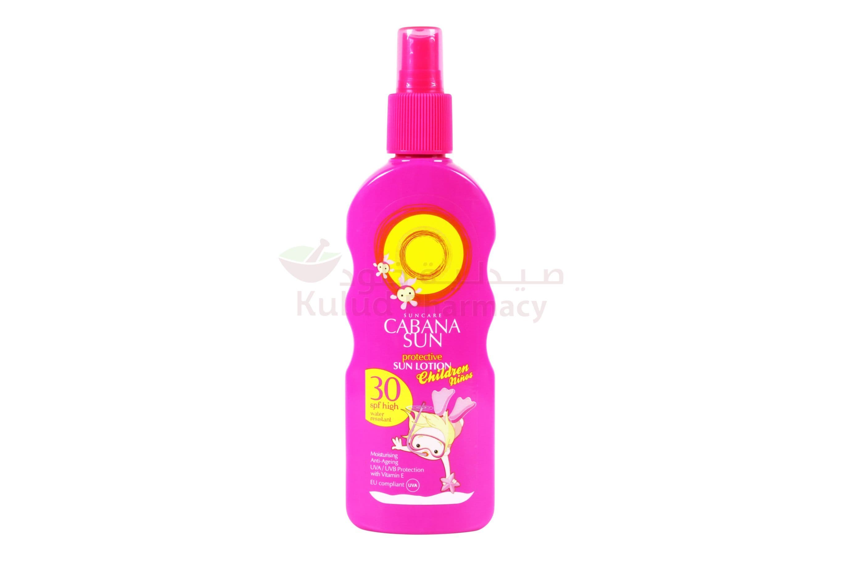 Cabana SPF 30 Sun Kids Lotion Spray 200ml Cabk30M