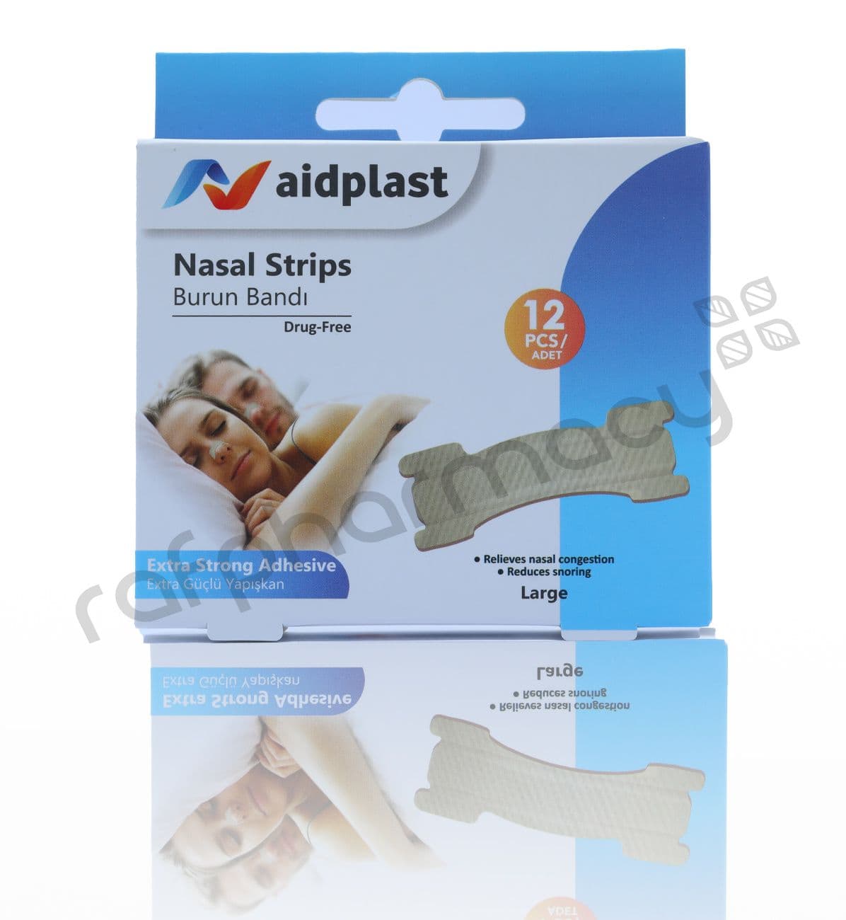 Aidplast Nasal Strips Large 12'S-V1007#21234