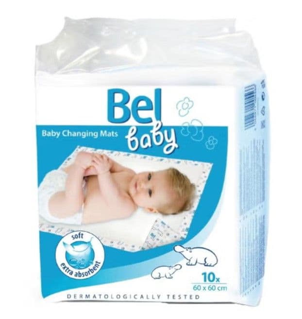 Bel Baby Baby Changing Soft Mats 60X60cm 10's