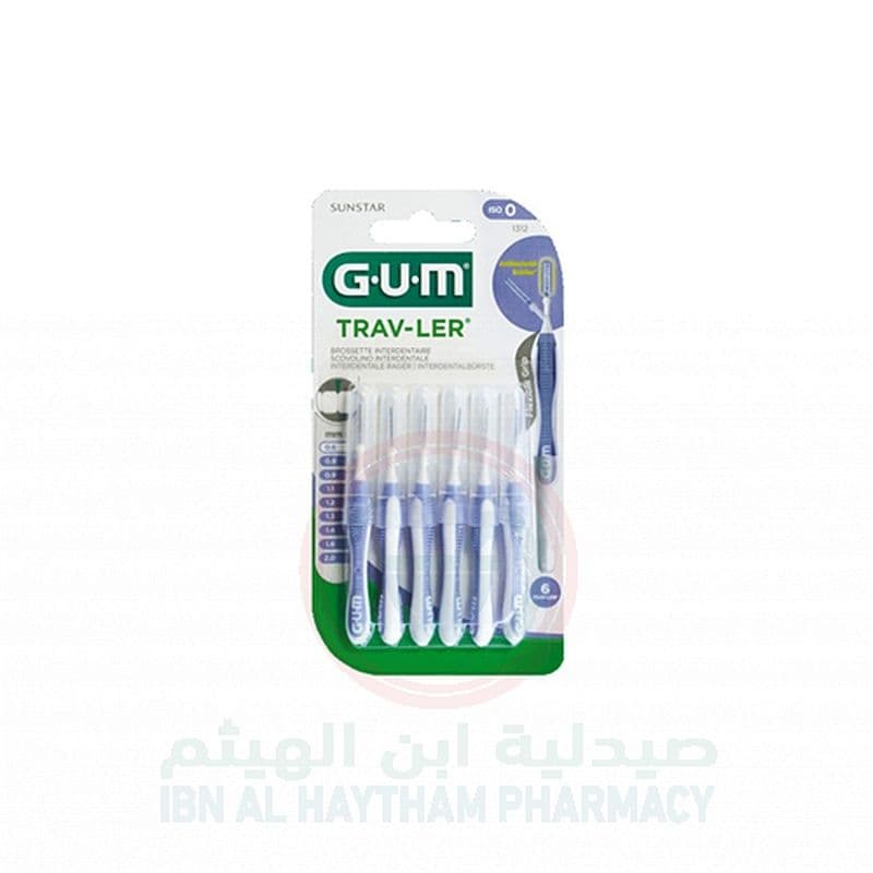 Gum Proxa Brush Traveler-0.6Mm -1312