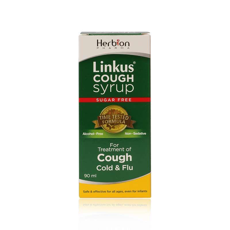 Linkus Cough Syrup Sugar Free 90Ml