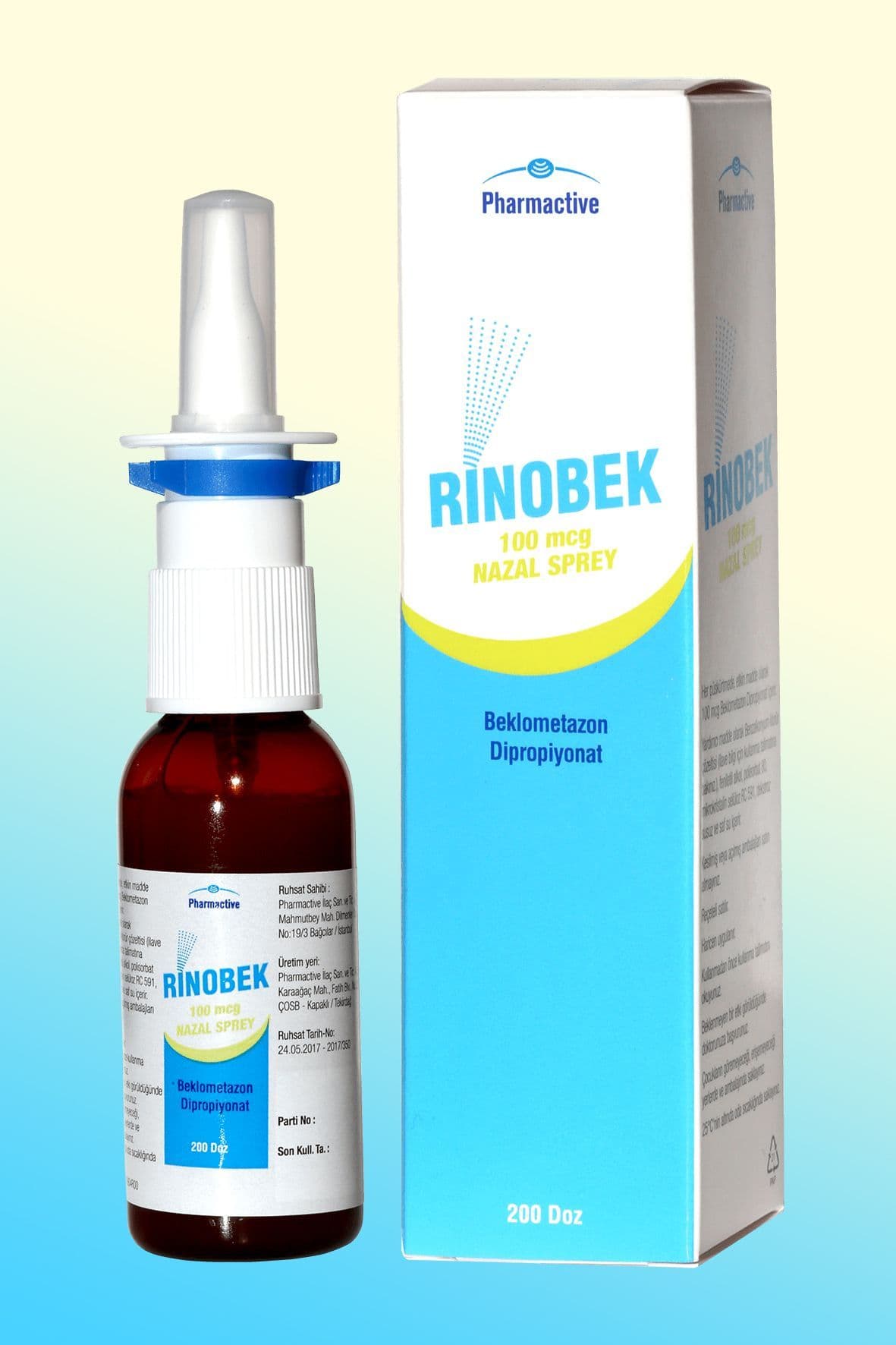Rinobek 100Mcg Nasal Spray 200 Doses