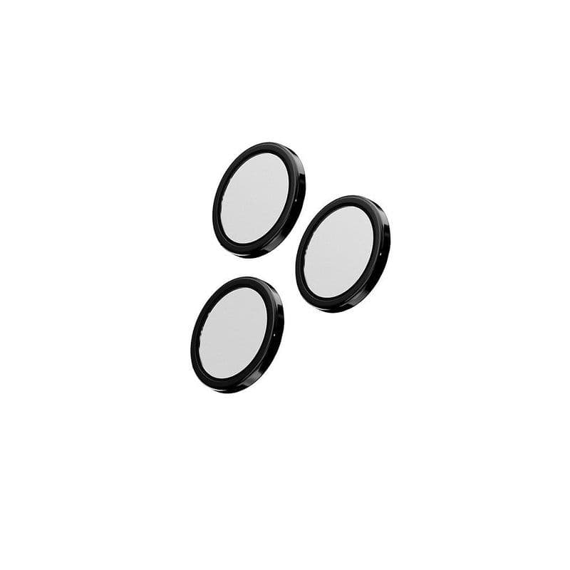 Hyphen Camera Lens Protector- Black - Iphone 16 Pro/Pro Max With Self Installation Board"