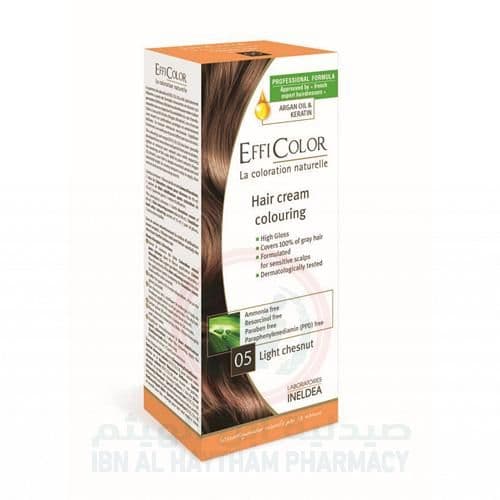 Effi Color Hair Cream Natural Light Chestnut No. 05 100Ml