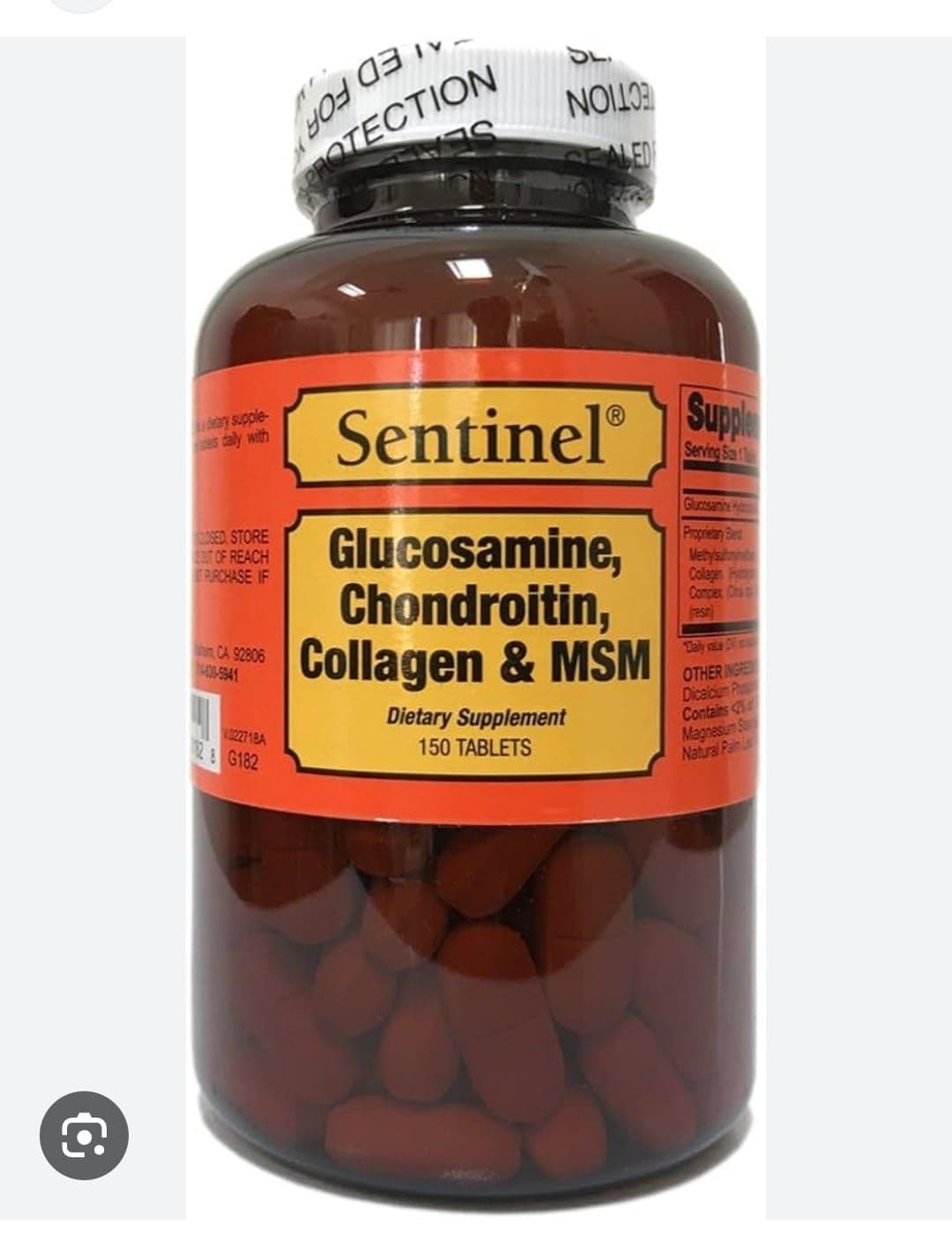 Sentinel Glucosamine Chondroitin Msm Cap 100 S