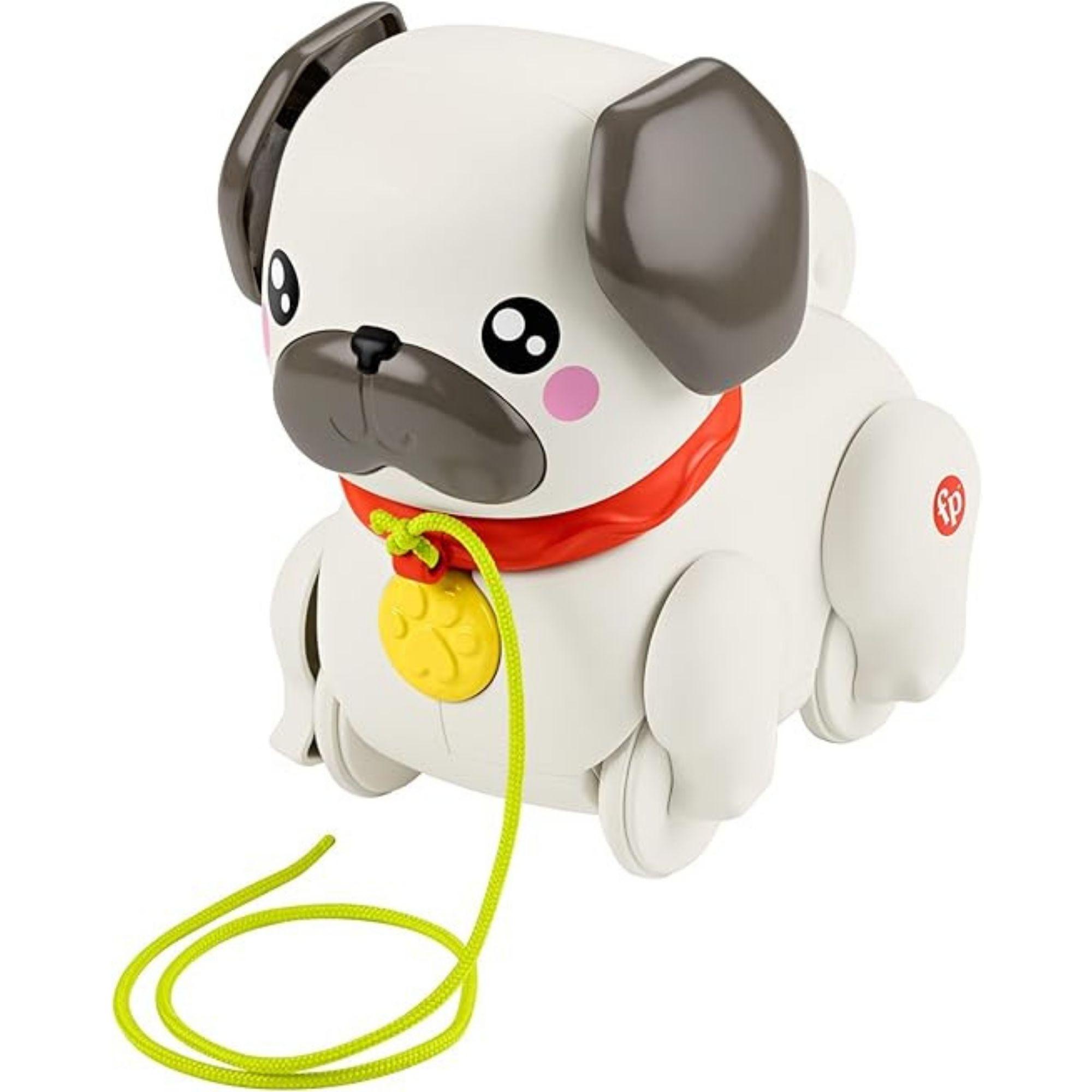 Fisher-Price Fp Pets Walk-The-Pup Pug Pull Toy