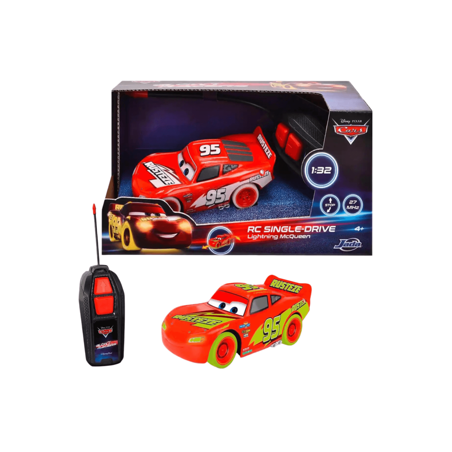 Jada Toys Rc Cars Glow Racers Lmq 1:32