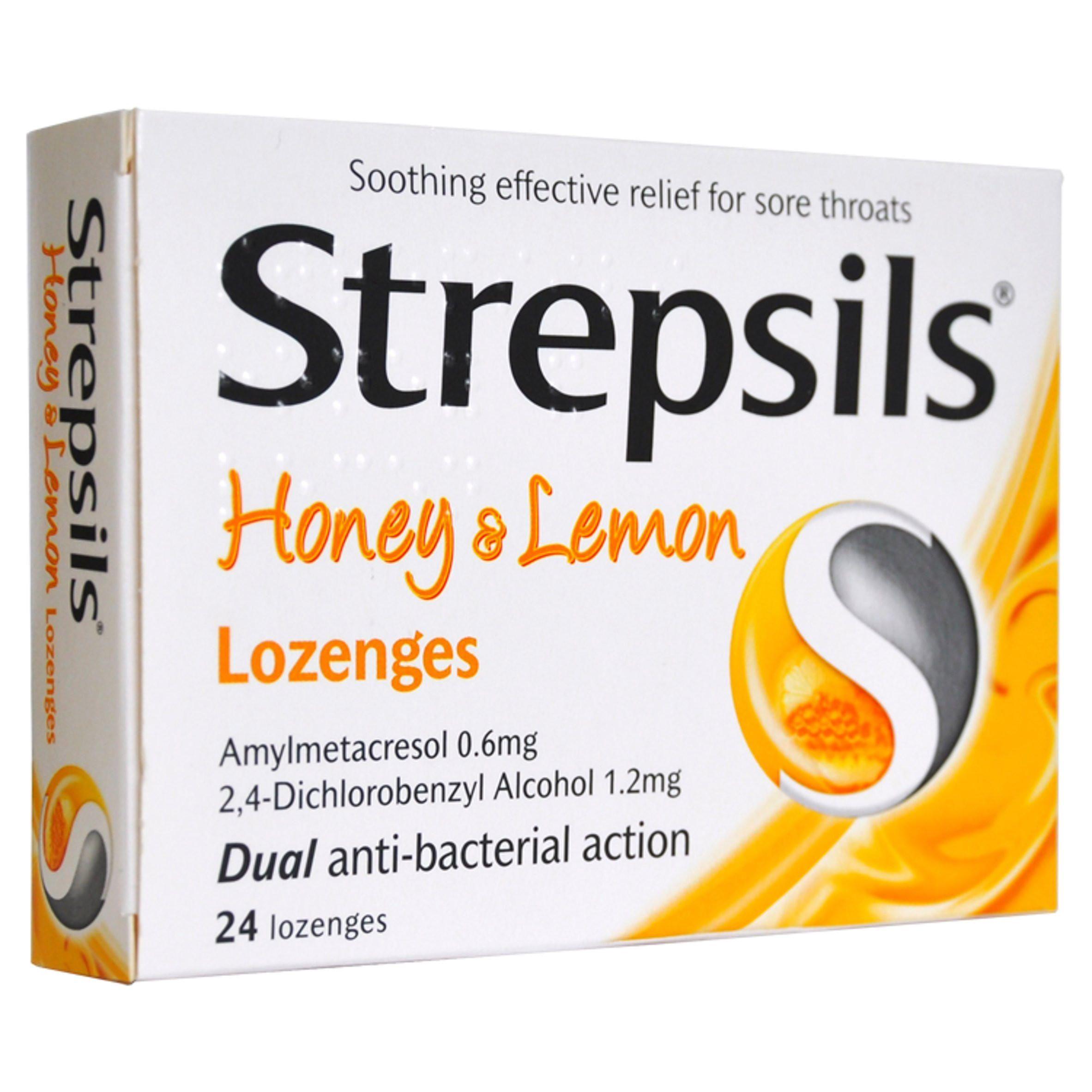 Strepsils Honey And Lemon 24'S Lozenges 00Gl