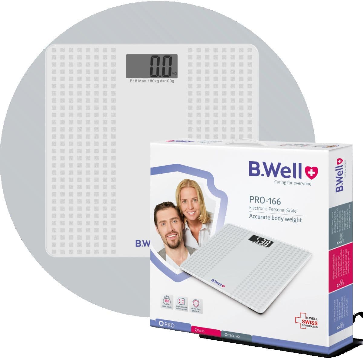 B.Well Pro-166 Electronic Personal Weighing Scale