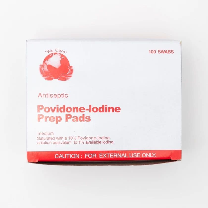 Xtream Povidone Iodine Pad 100 Pcs