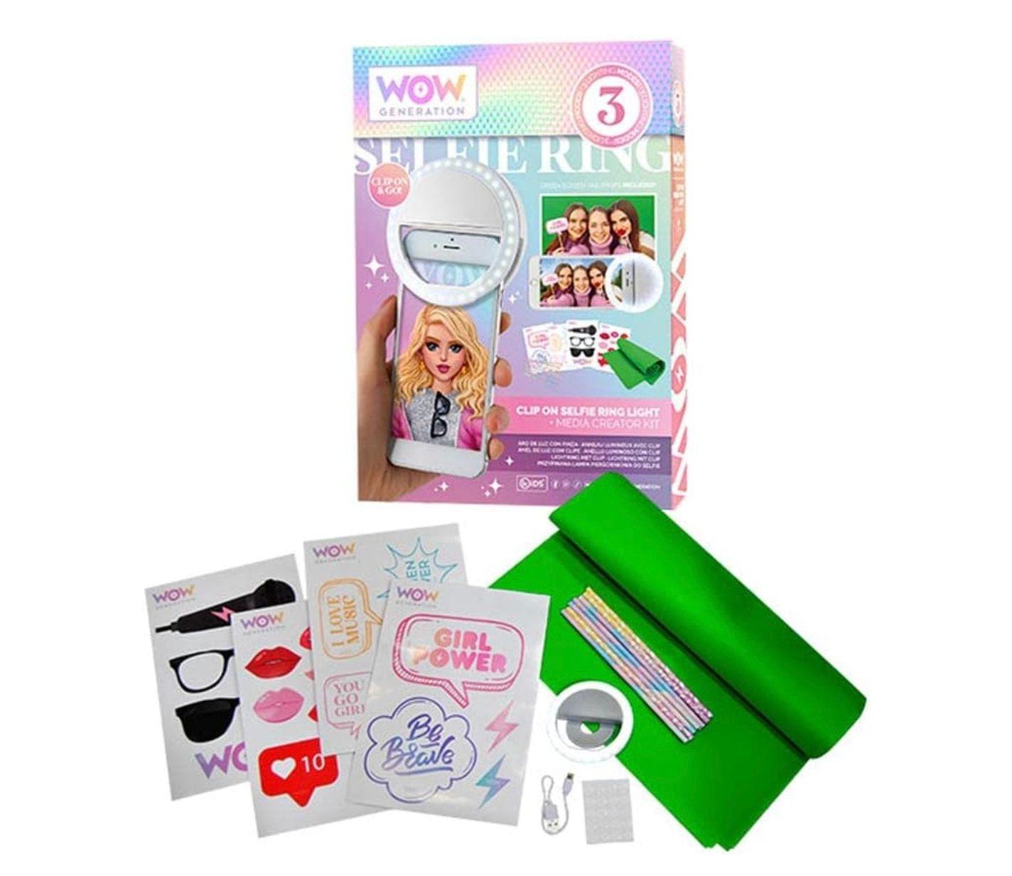 Wow Generation Selfie Ring Light With Accessories Kit