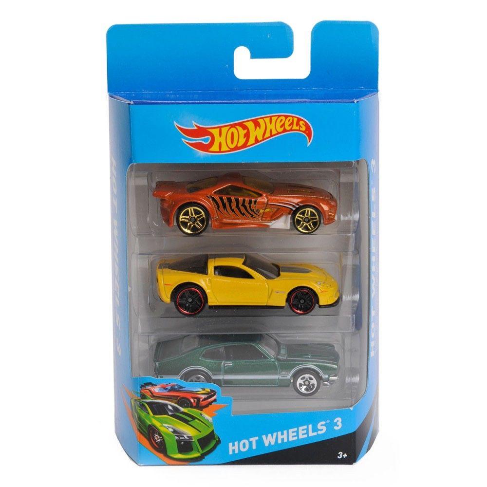 Hot Wheels Cars City (Pack of 3, Styles May Vary)