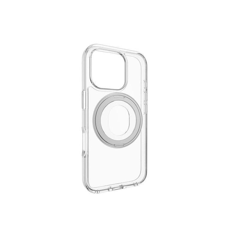 Mageasy 2-In-1 Magstand 360 Magsafe With Rotating Ring Holder Protective Case For 2024 Iphone 16 Pro,16 Feet Drop Protection Transparent