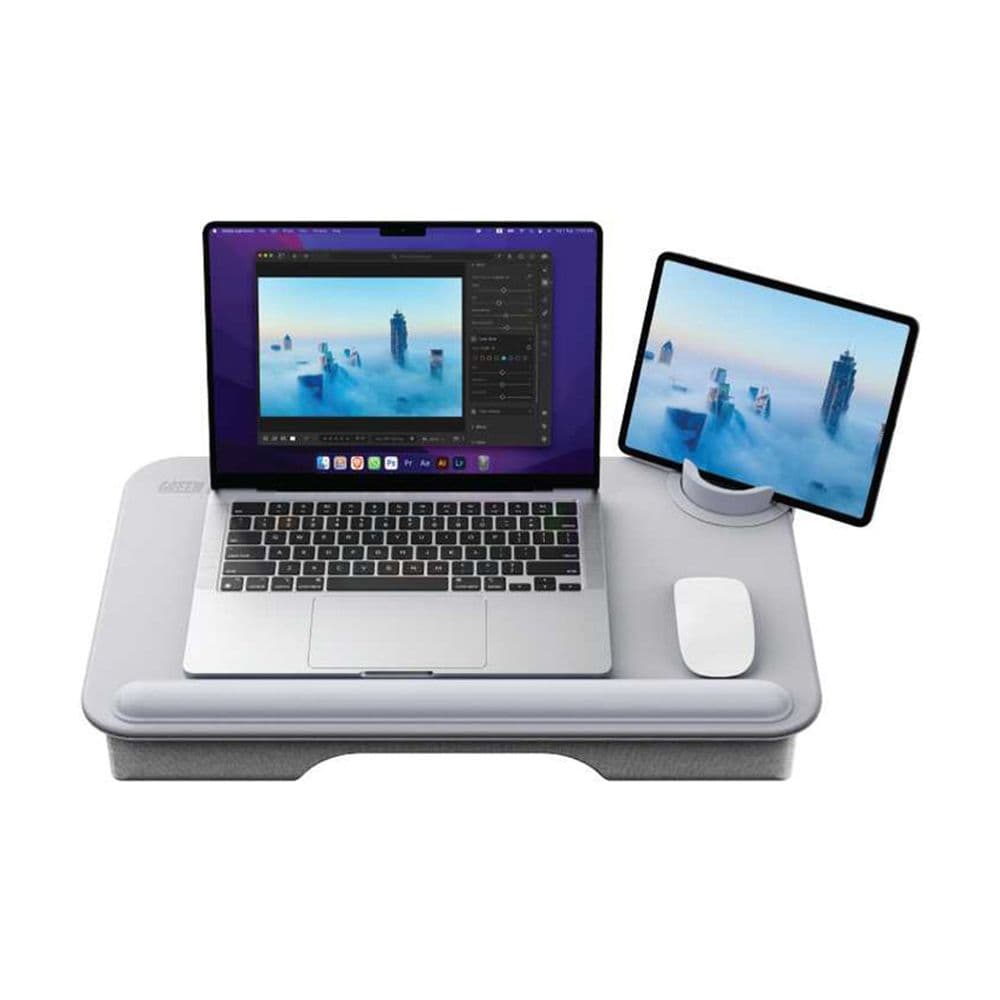 Green Lion Multi-Functional Cushioned Lap Desk 17 - Gray