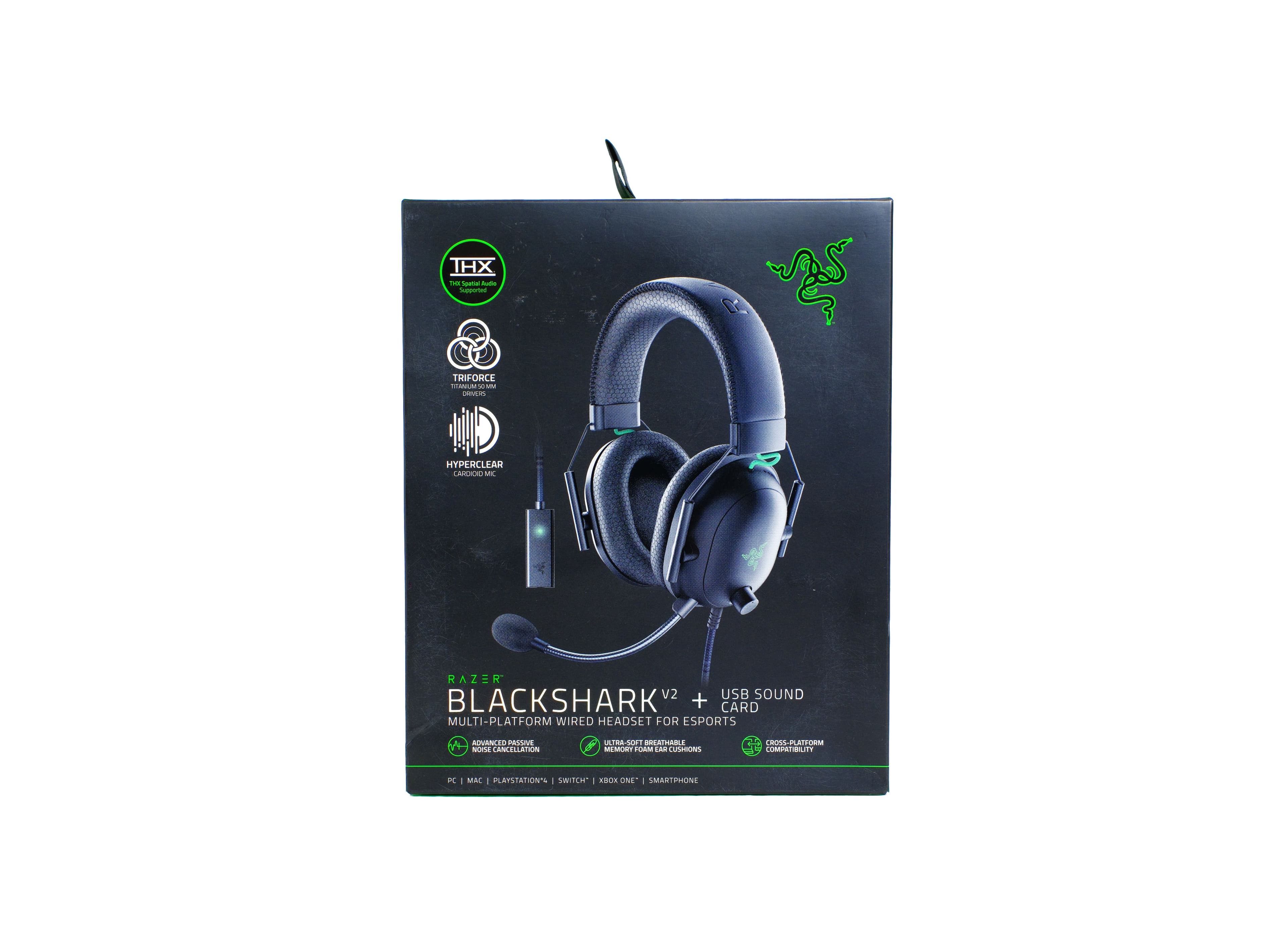 Razer Blackshark V2 + Usb Sound Card