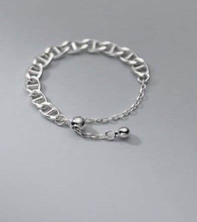Sterling Silver Chain Ring