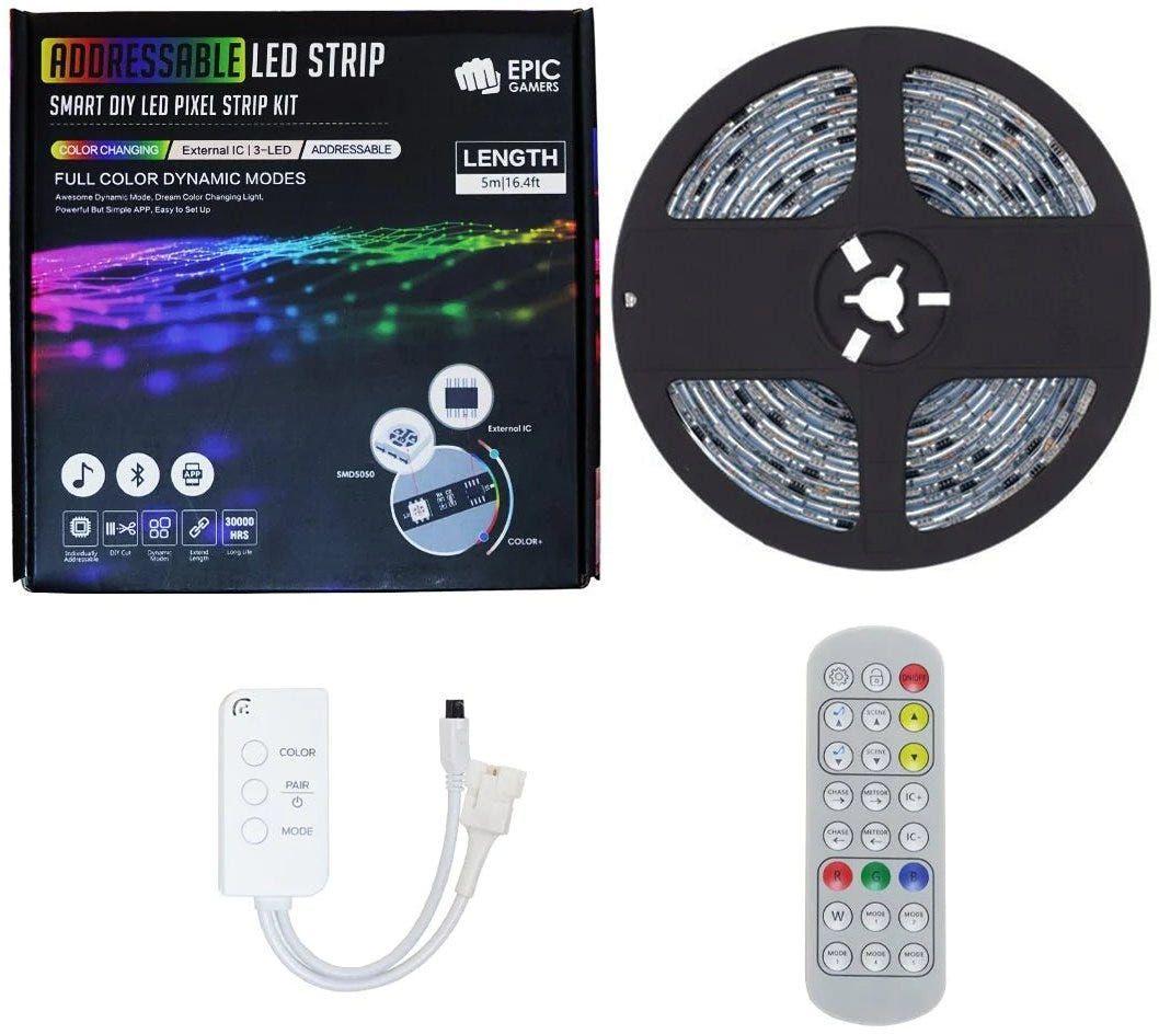 Epic Gamers Addressable Rgb Led Strip V3 - 5 Meters - إضاءة