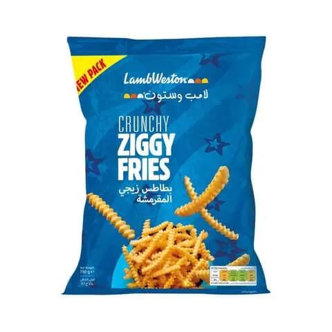 Lambweston Ziggy Fries 750G