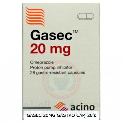 Gasec 20Mg Capsules 28S