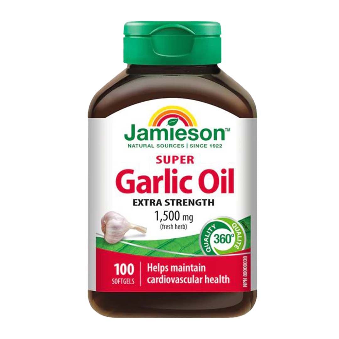 Jamieson Super Garlic Oil  Extra Strength 1500Mg 100CAP