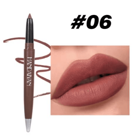 Matte Lip Crayon Velvet Lip Liner Waterproof Long Lasting Handaiyan 6