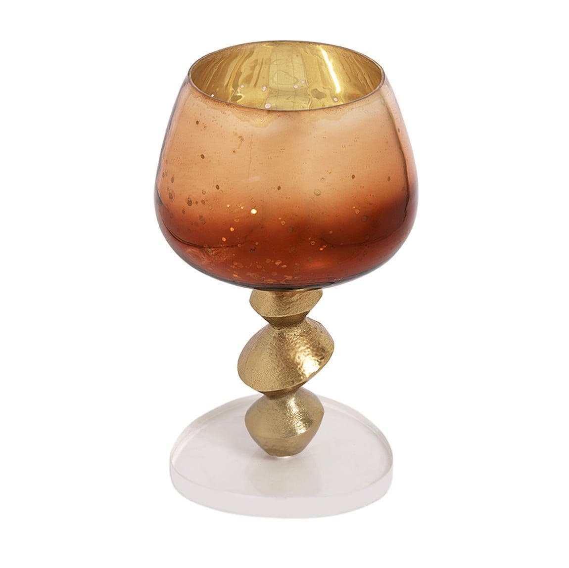 Ombre Candle Holder, Copper - 12X26 Cm