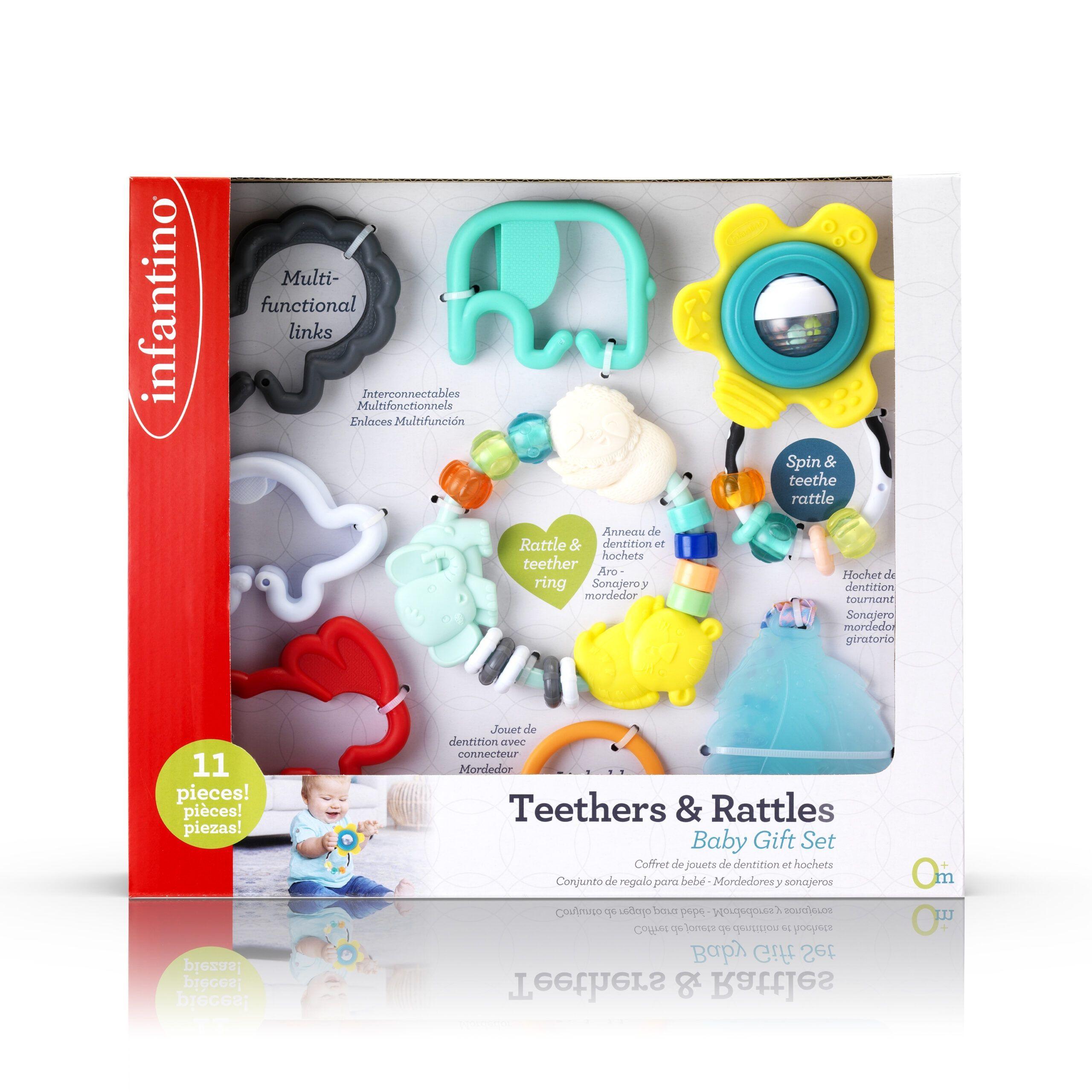 Infantino Teether & Rattles Baby Gift Set